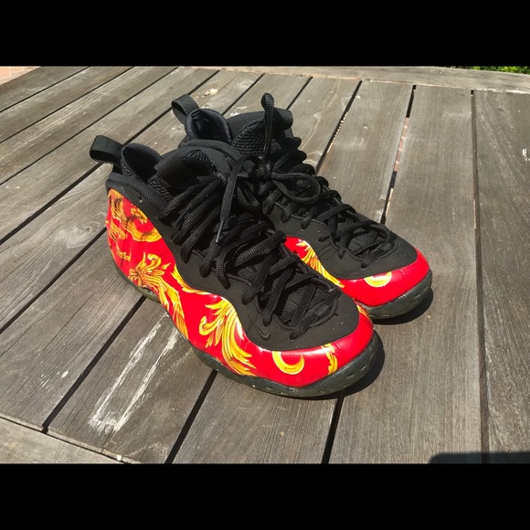 supreme foamposite red
